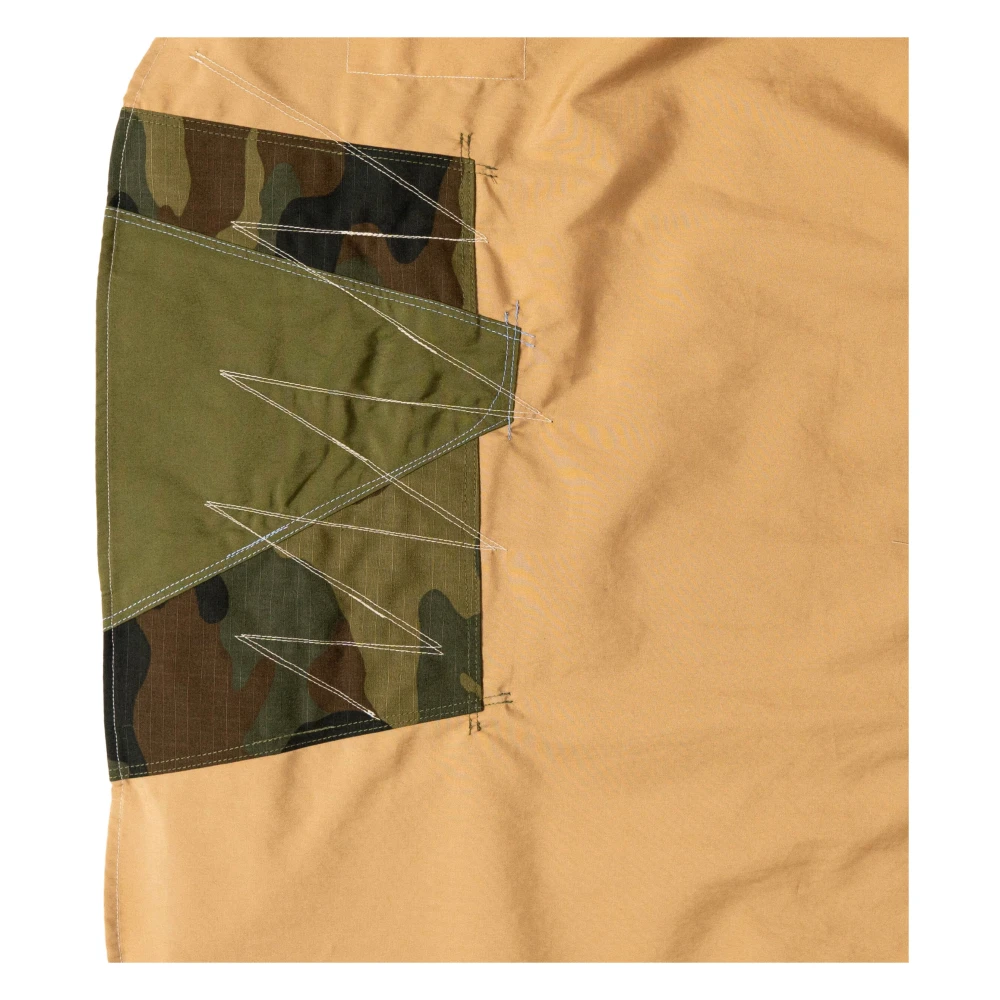 Junya Watanabe Korte mouwen shirt Verhoog Garderobe Brown Heren