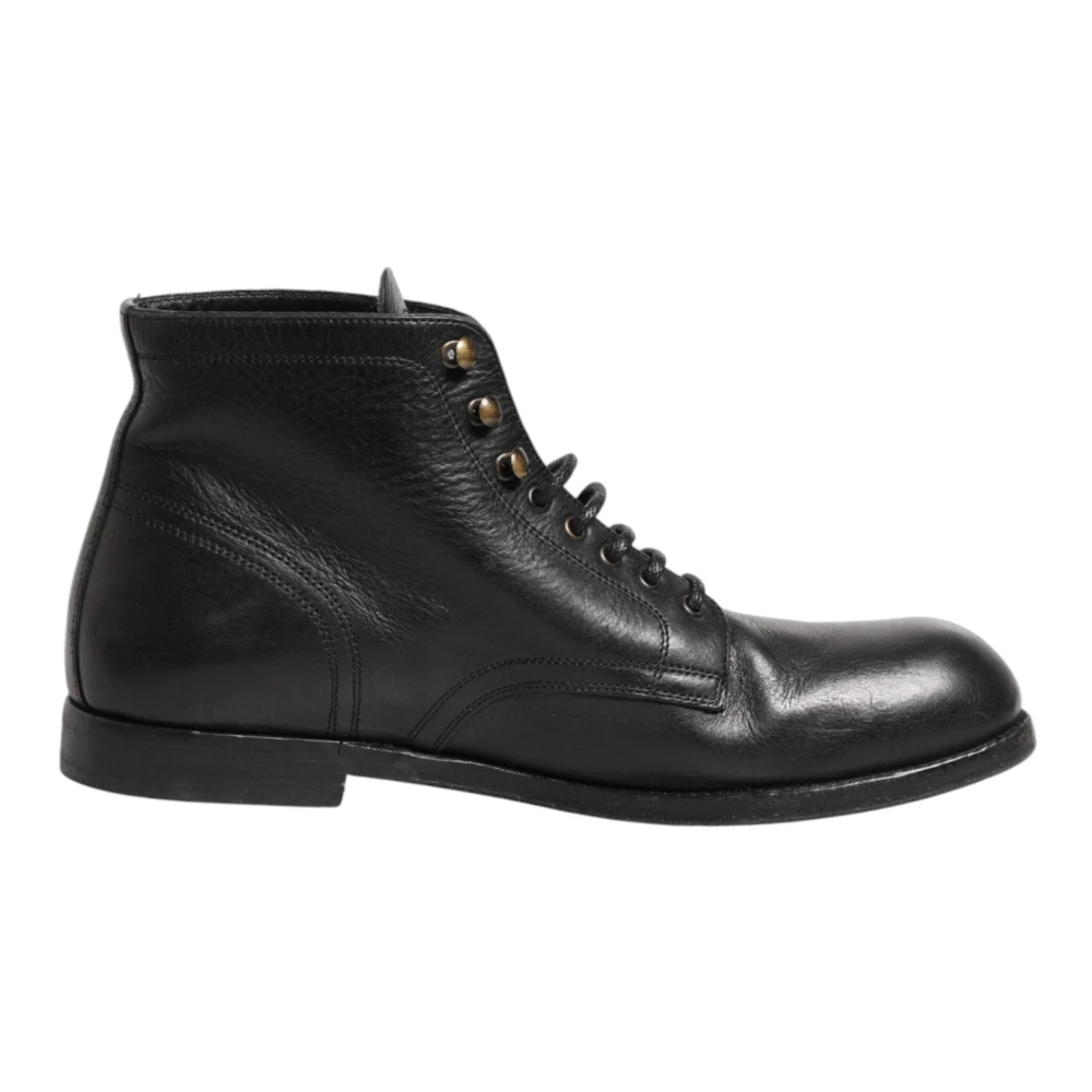 Dolce & Gabbana Svart Short Boots