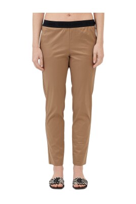 pantalon-cigarette-en-coton-taille-elastique-noir