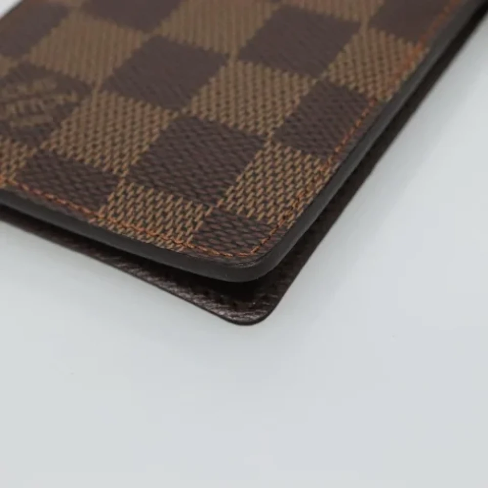 Louis Vuitton Vintage Pre-owned Canvas wallets Brown Dames
