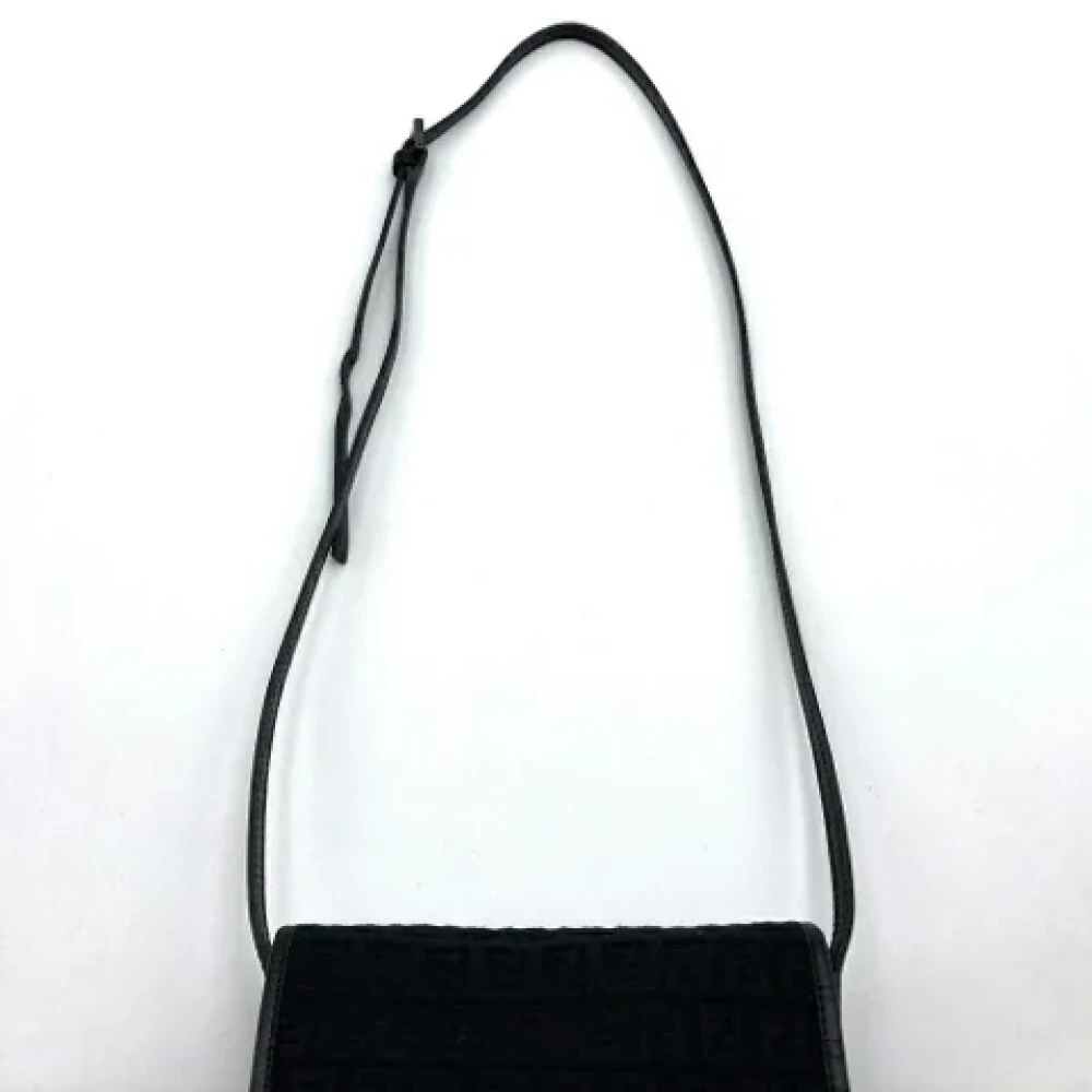 Fendi Vintage Pre-owned Canvas fendi-bags Black Dames