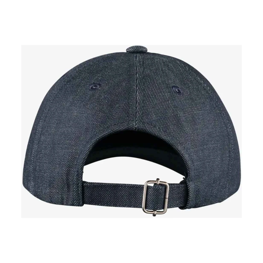 A.p.c. Geborduurde baseballpet met verstelbare sluiting Blue Dames