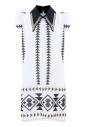 robe-mini-a-motifs-avec-collier-en-strass