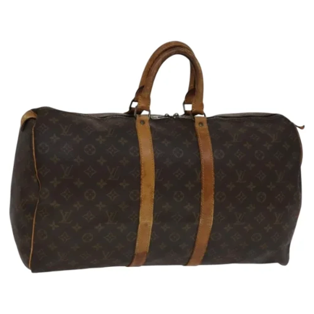 Louis Vuitton Vintage Pre-owned Canvas travel-bags Brown Dames