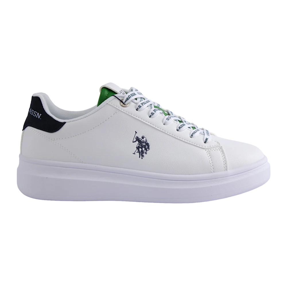 U.s. Polo Assn. Bianco BLU Verde Heren Schoenen Wit