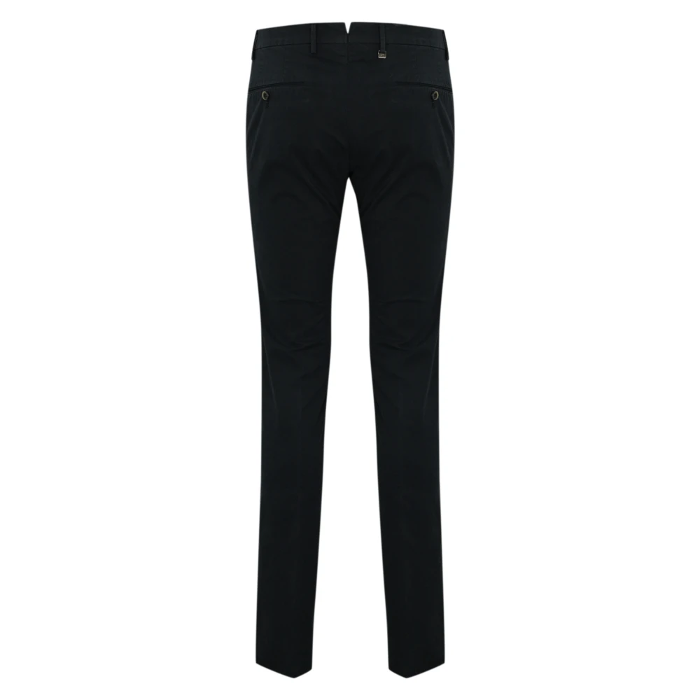 PT Torino Donkerblauwe Katoenen Slim Fit Broek Blue Heren