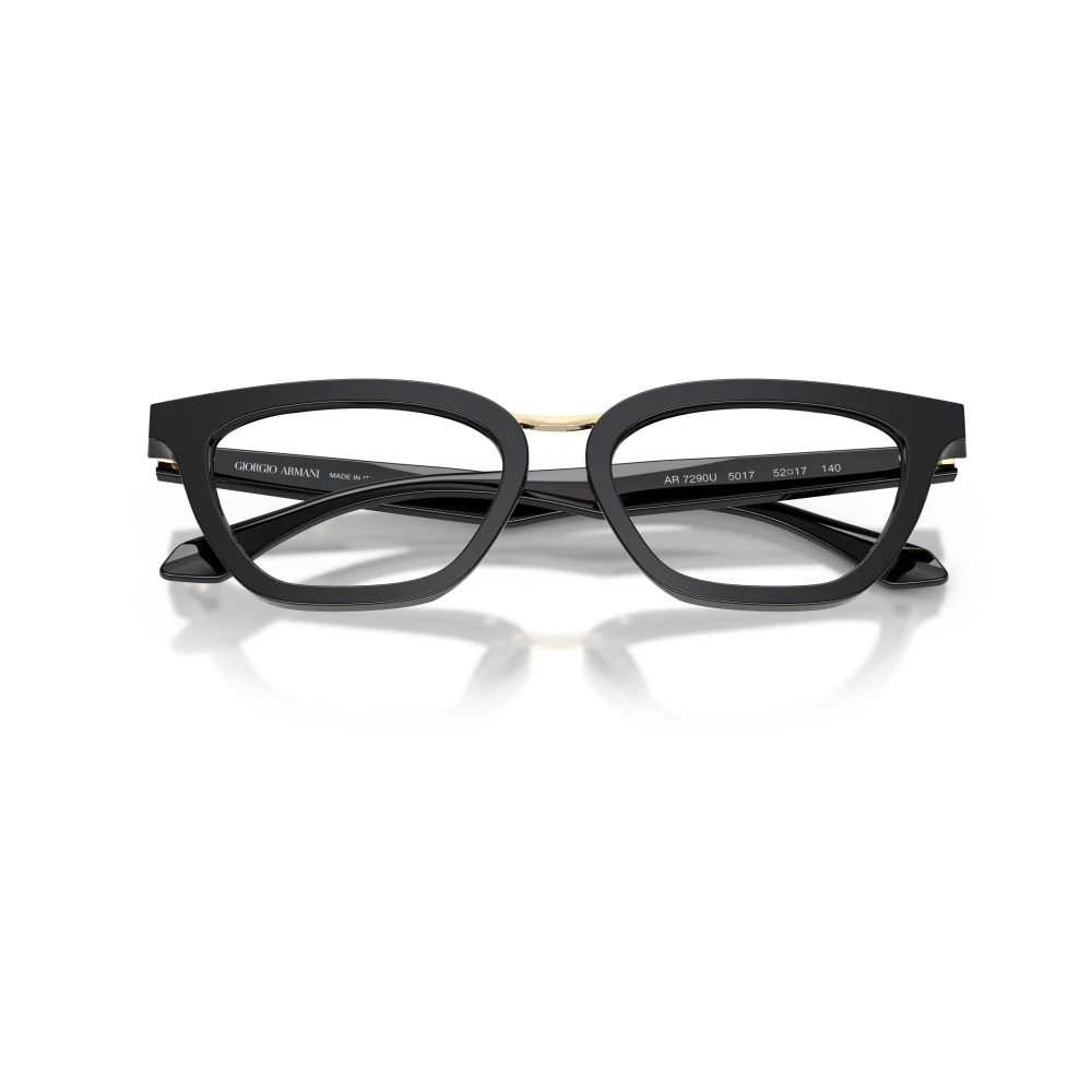 Giorgio Armani Unisex Black Glasses, 52 Mm, Ar7290u Optical Frame
