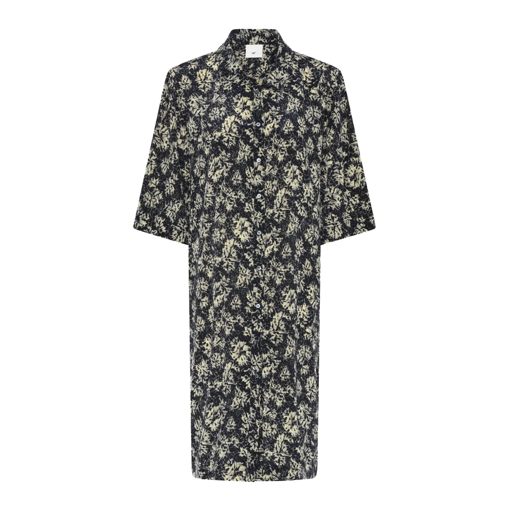 Heartmade Elegante Overhemdjurk 641 Vatura Black Dames