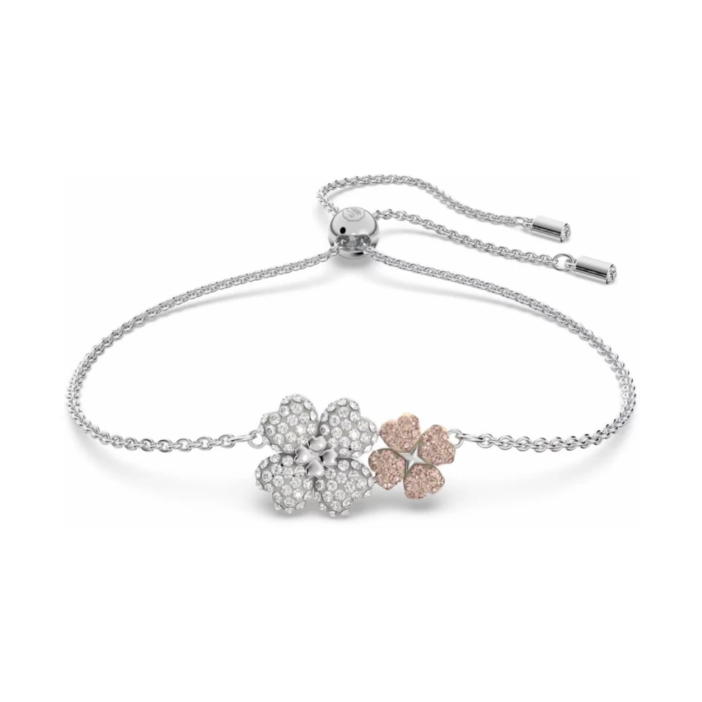 Swarovski Women's Gray Latisha Flower Bracelet - Bracelets - One Size - Accessories
