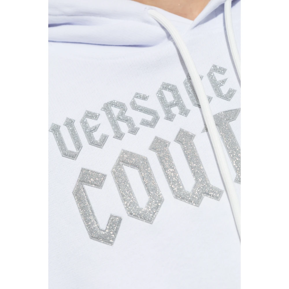 Versace Jeans Couture Oversized hoodie White Dames