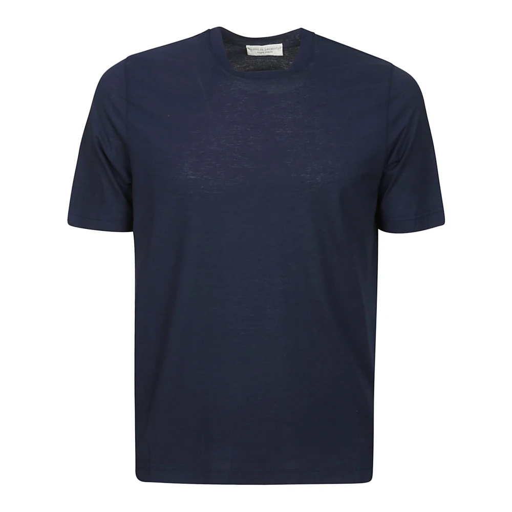 Filippo De Laurentiis Katoenen T-Shirt Korte Mouwen Blue Heren