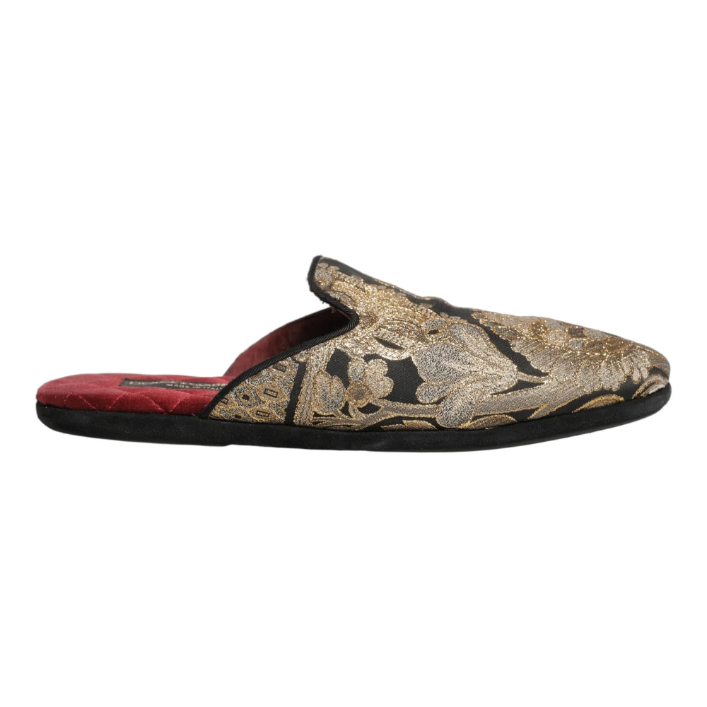 Dolce & Gabbana Men's Beige Slippers, 6 Uk, Flats Sandals