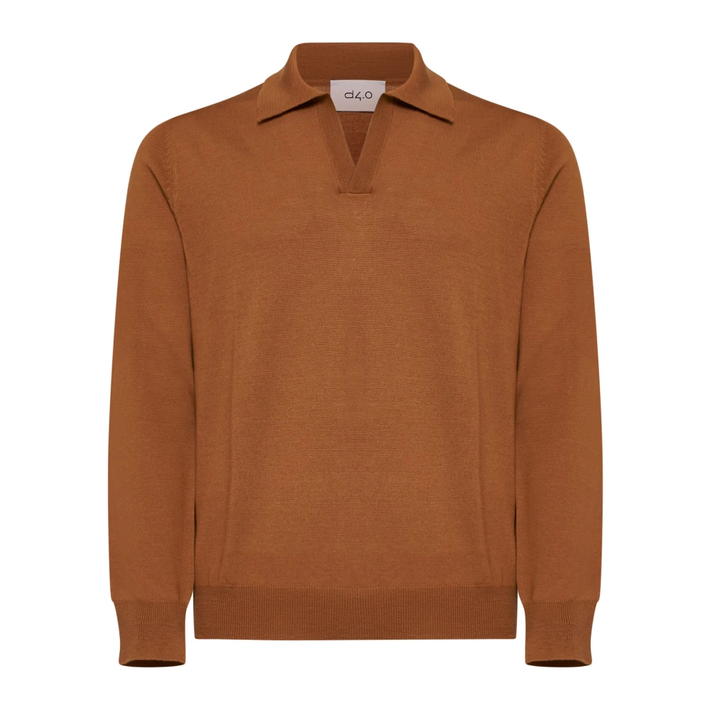 D4.0 Bruine Sweater Collectie Brown Heren