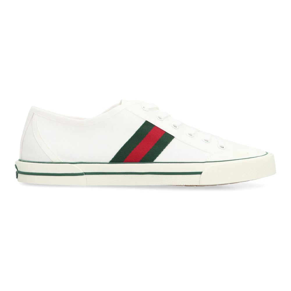 Gucci Men's White Sneakers, 9 Uk, Tennis 1977 Sneaker