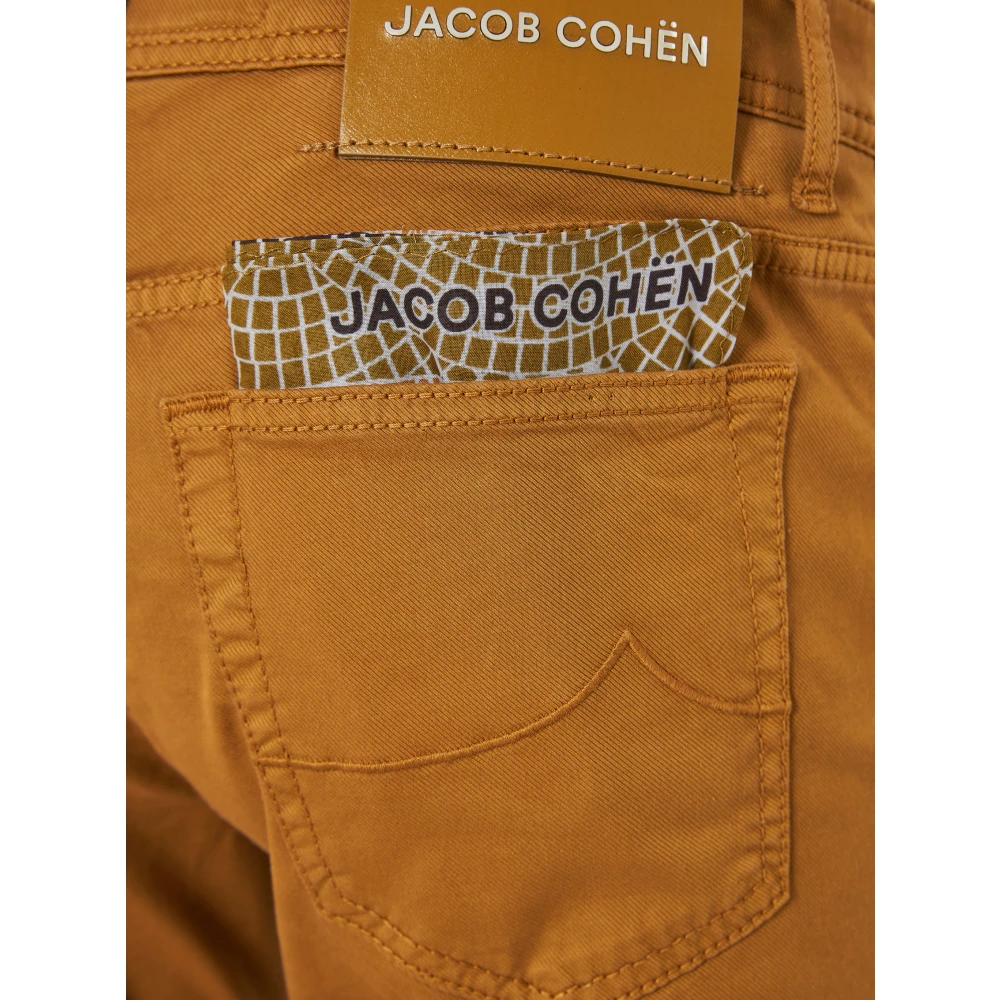 Jacob Cohën Bard katoen lyocell broek Orange Heren