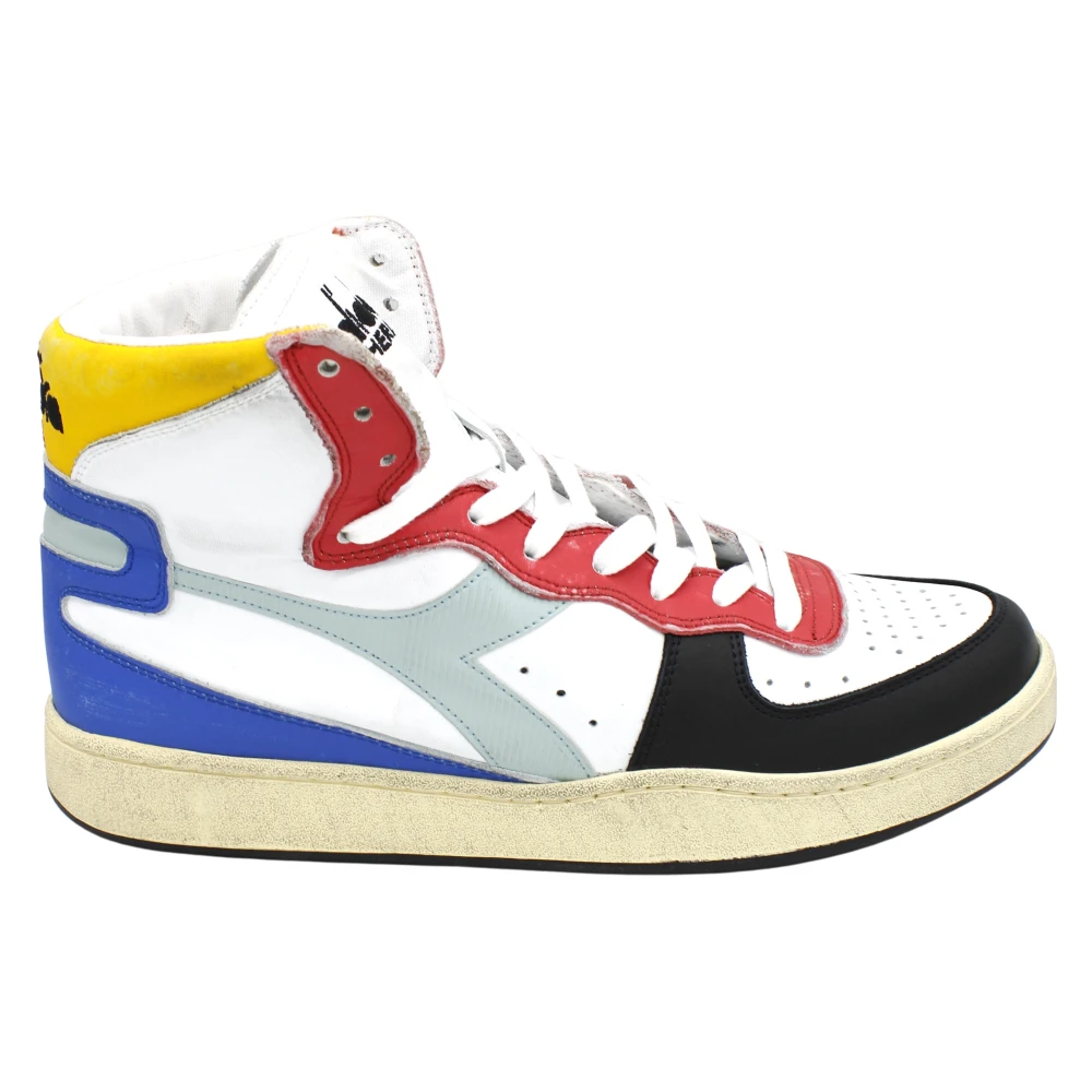 Diadora Vintage Basketbalsneakers Heren Schoenen Veelkleurig Multicolor