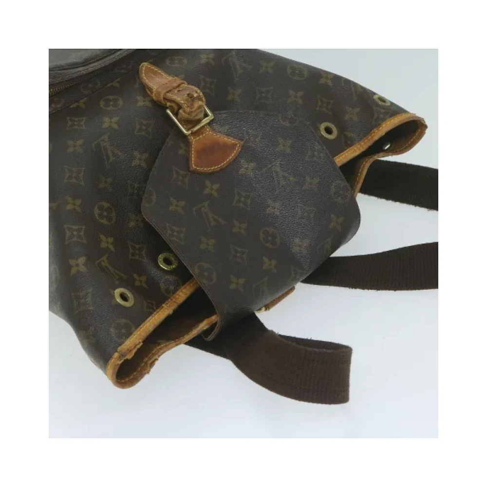 Louis Vuitton Vintage Pre-owned Canvas backpacks Brown Dames