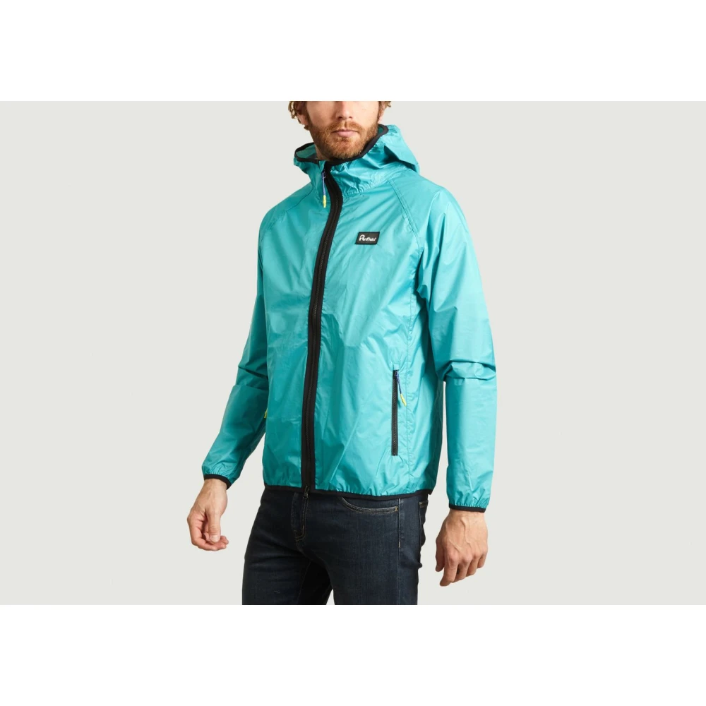 Penfield Turquoise Windbreaker Jas Blue Heren