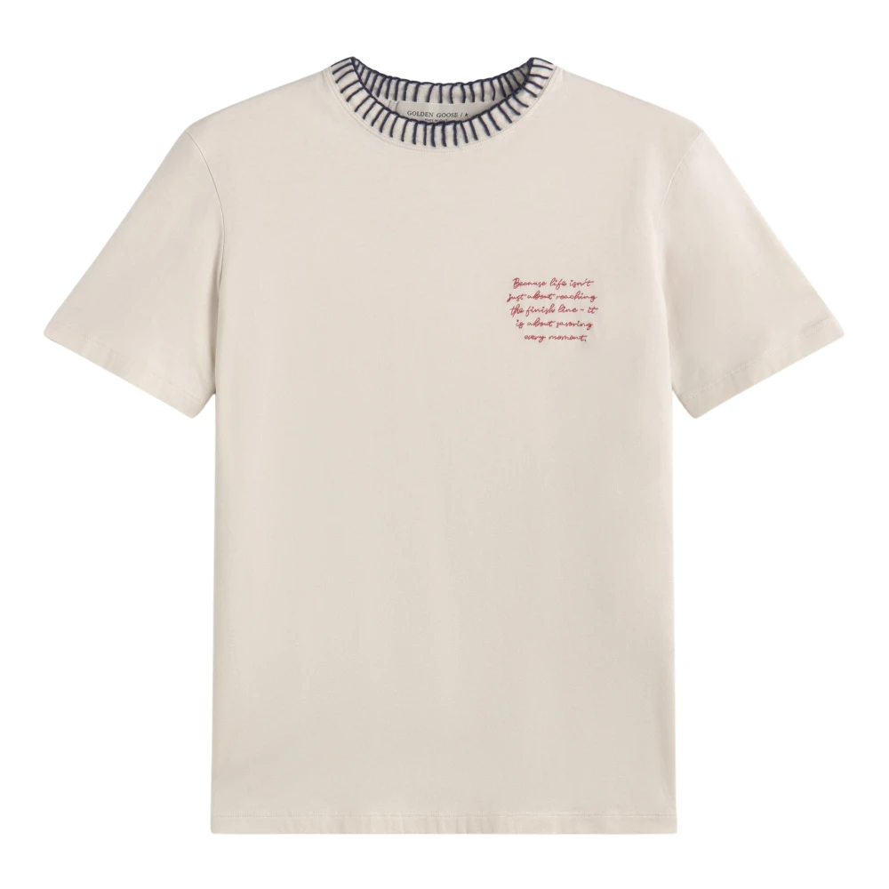 Golden Goose Journey Collection T-shirt White Dames