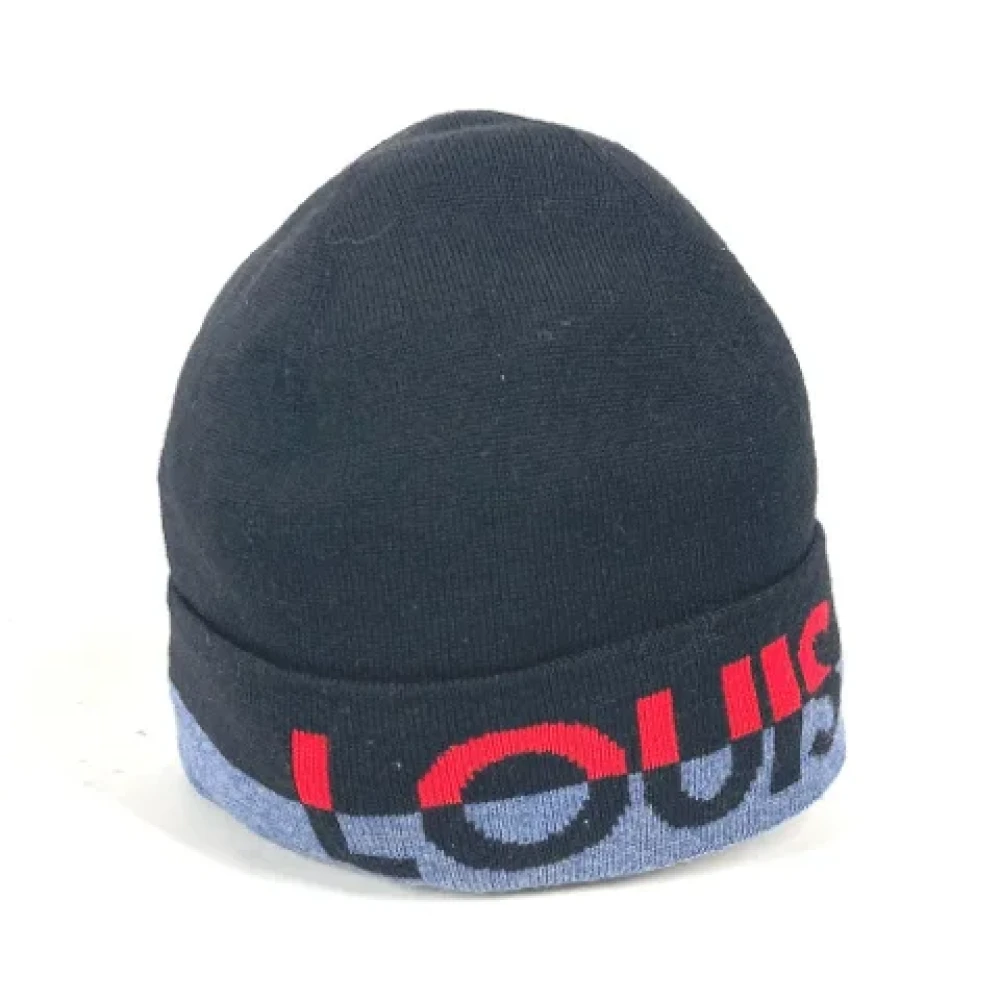 Louis Vuitton Vintage Pre-owned Wool hats Black Dames