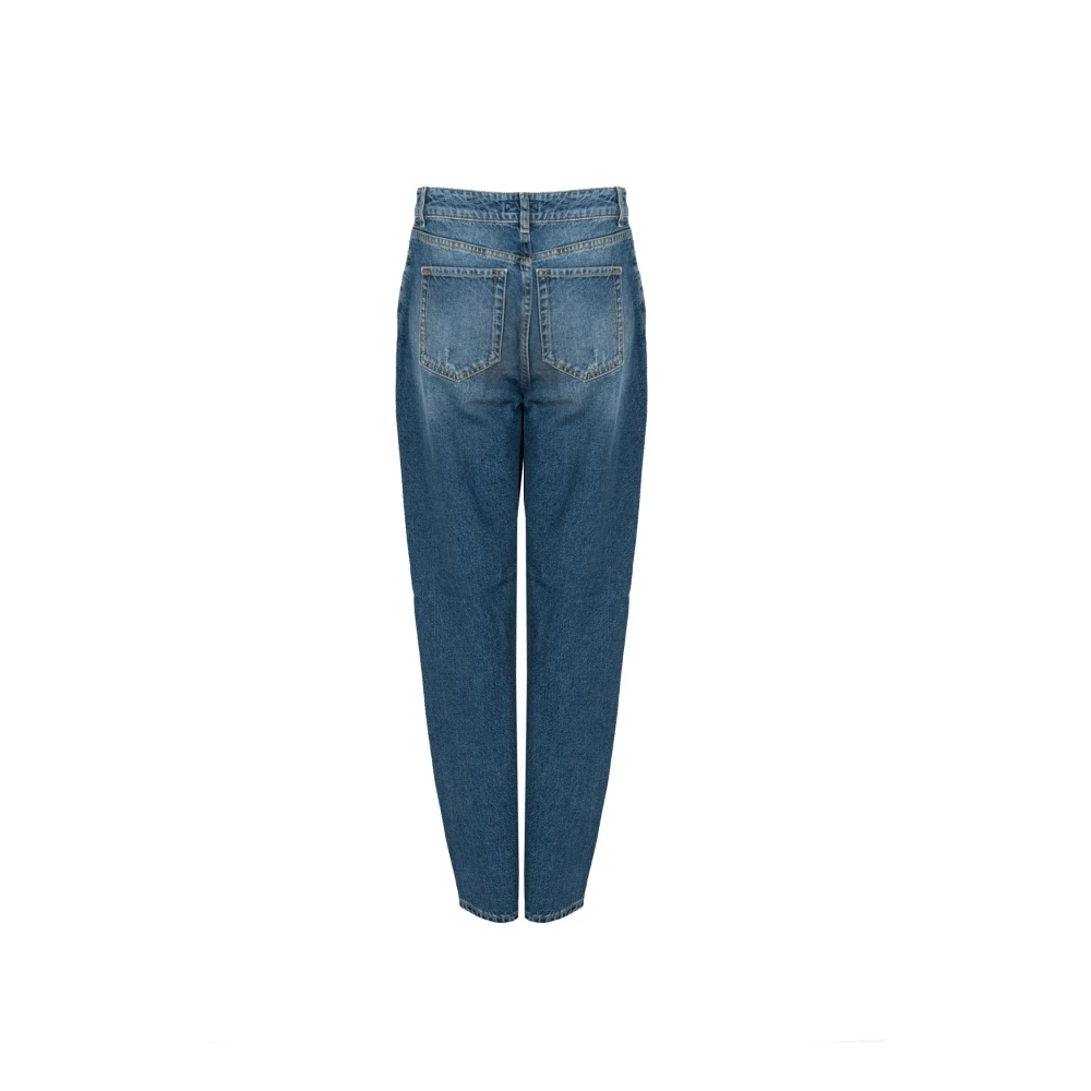 pinko Urban Distressed Jeans Blue Dames