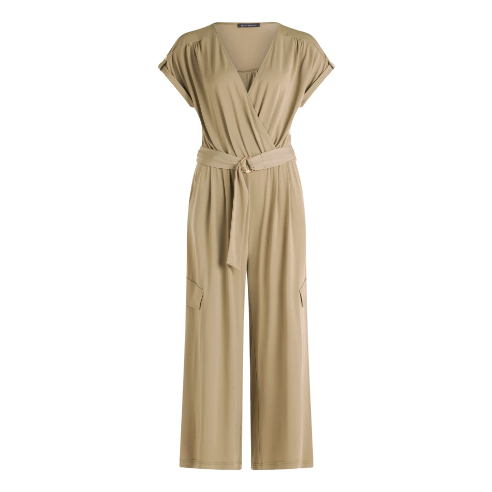 Betty Barclay Tropische Jumpsuit met Zakken Green Dames