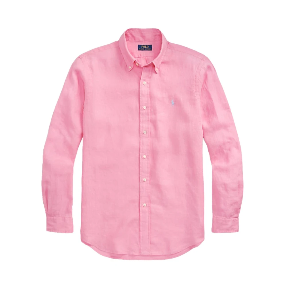Polo Ralph Lauren Heren Casual Overhemd Pink Heren