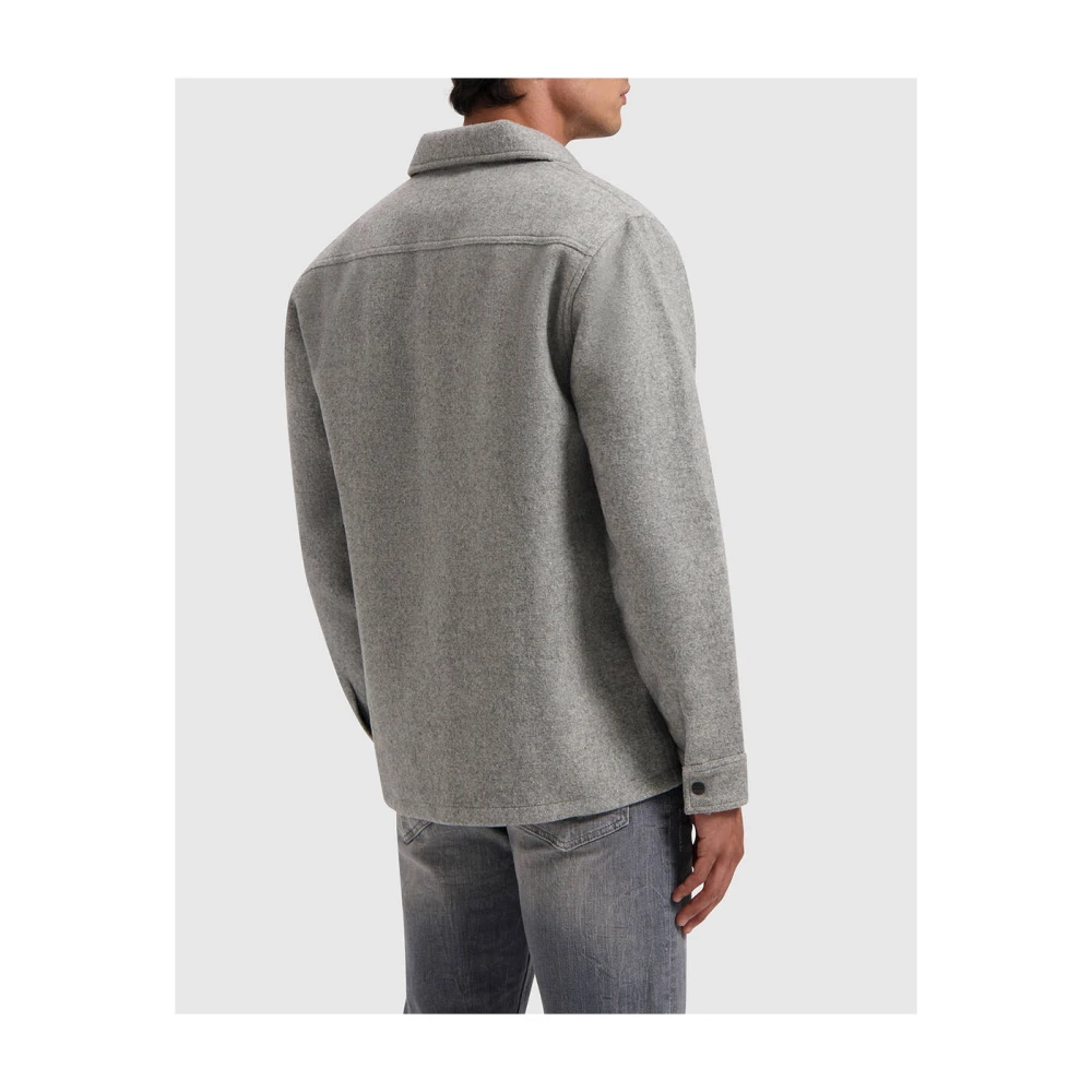 Pure Path Lange mouw overhemd Regular Fit Gray Heren