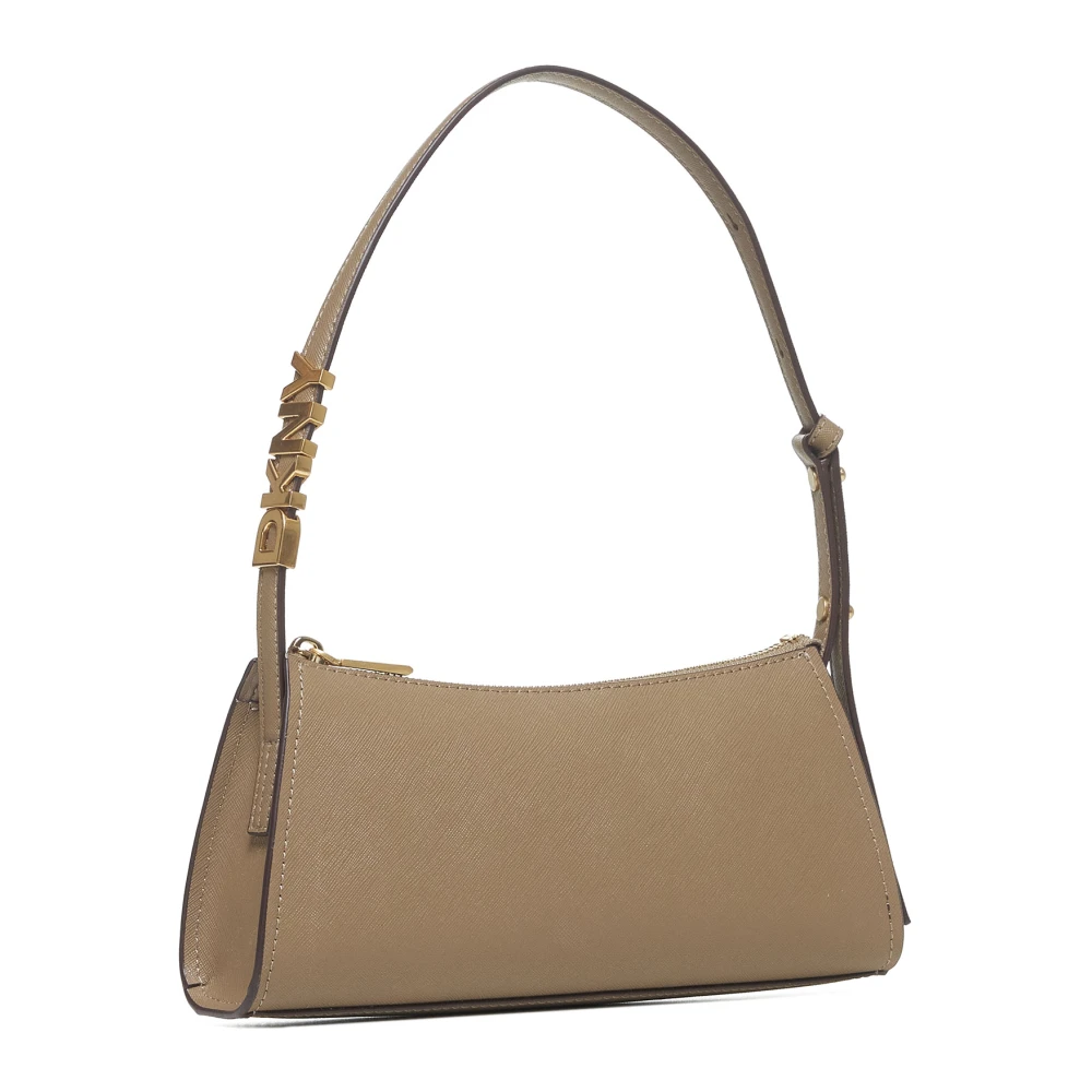 DKNY Stijlvolle Schoudertas Brown Dames