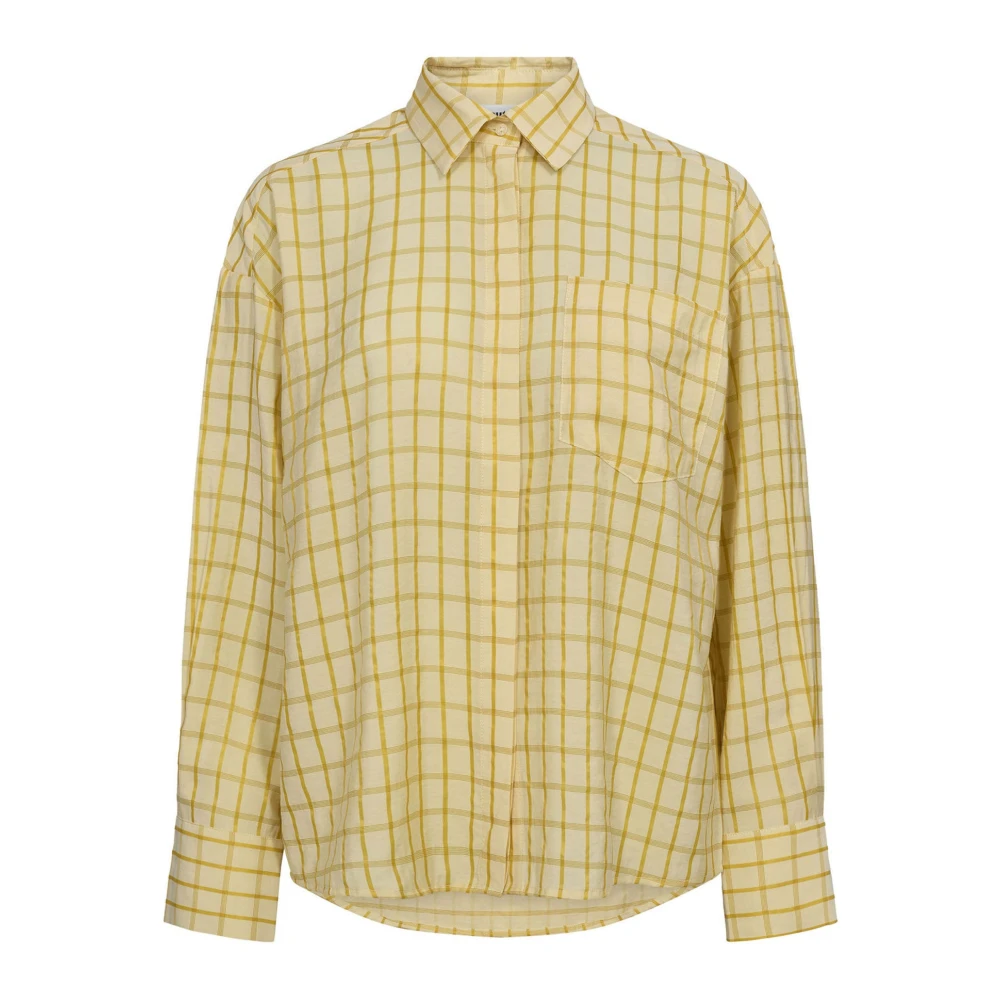 Co'couture Women's Multicolor Shirts, S, Pastel Check Shirt