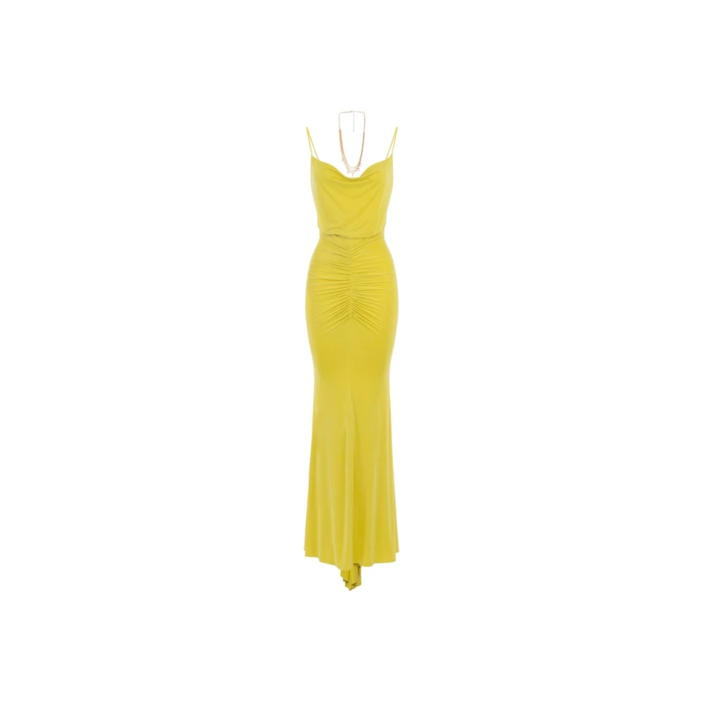 Elisabetta Franchi Maxi Dresses Yellow Dames