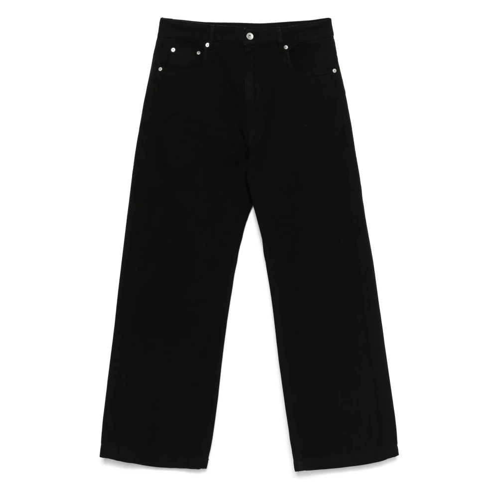 Rick Owens Wijde Jeans Black Heren