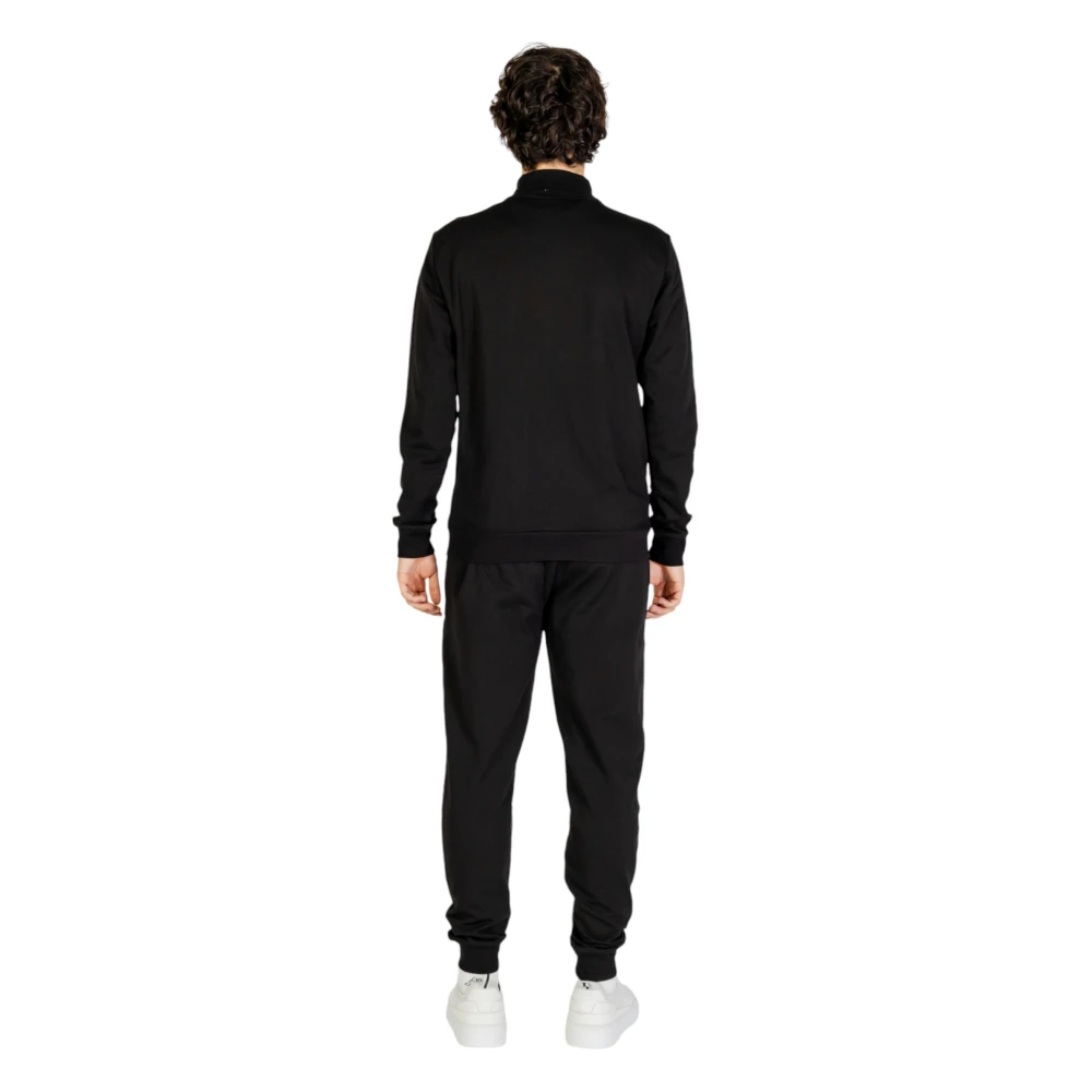 Emporio Armani EA7 Heren Tute Herfst Winter Collectie Katoenmix Black Heren