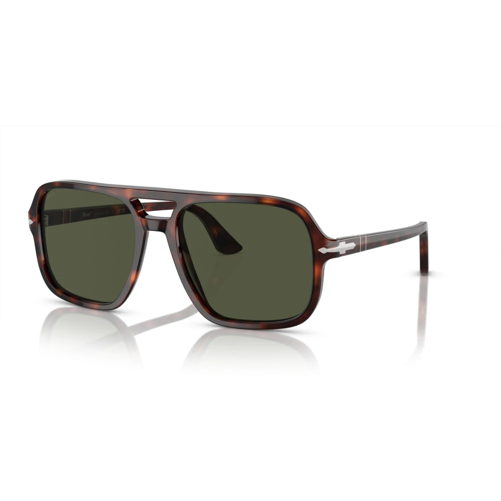 Persol Men's Brown Sunglasses, 55 Mm, Havana Green Sunglasses