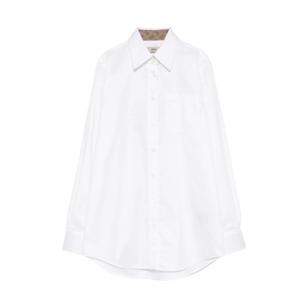 Herno Vrouw Wit Overhemden Dames, L, Shirts