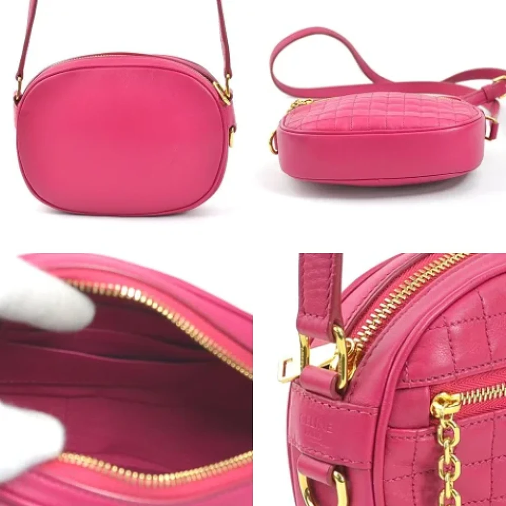Celine Vintage Pre-owned Fabric celine-bags Pink Dames