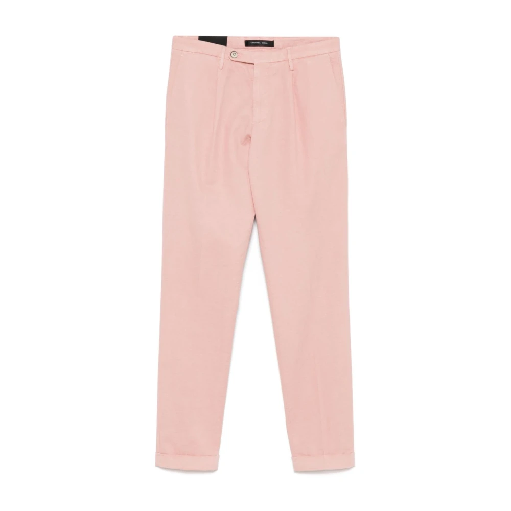 Michael Coal Roze Broek met Zakken Pink Heren