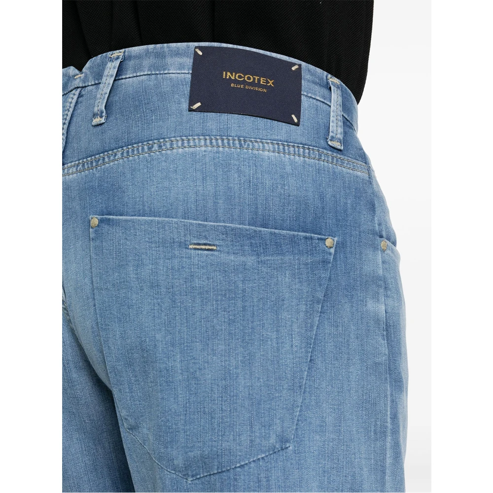 Incotex Speciale Denim Broek Blue Heren