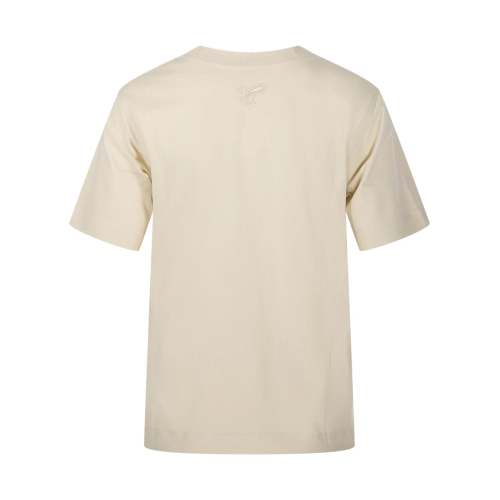Burberry SIC T-shirt met kaarsenprint Beige Dames