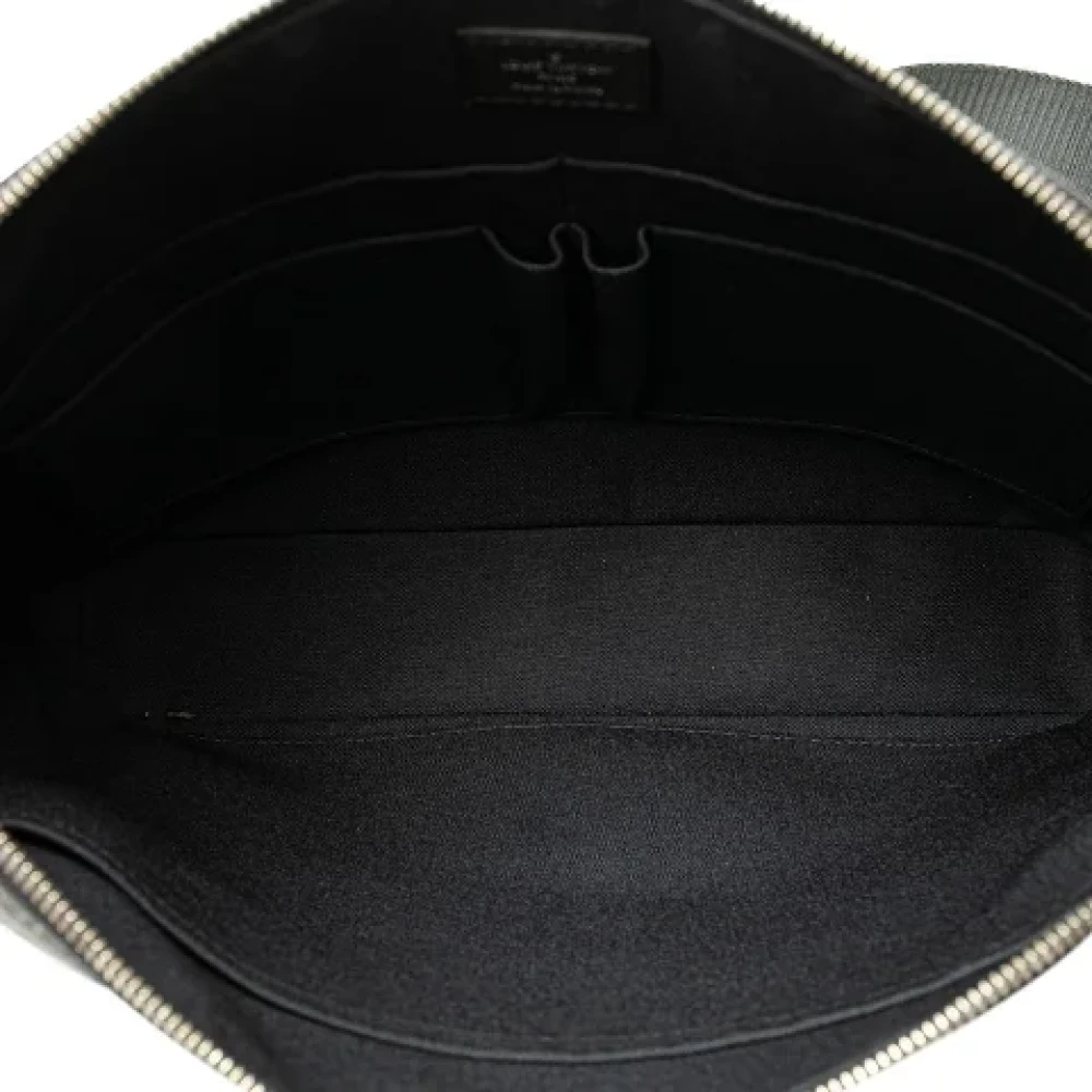 Louis Vuitton Vintage Pre-owned Leather crossbody-bags Black Heren