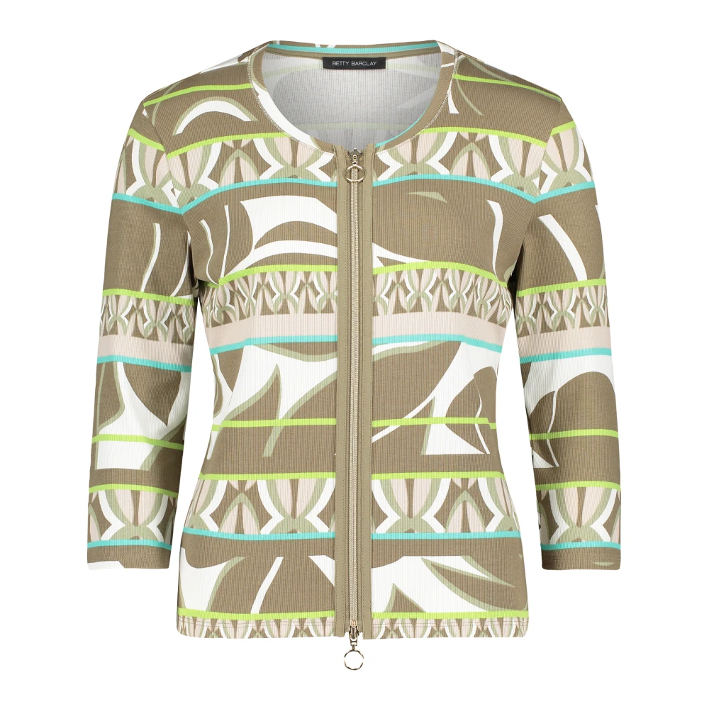 Betty Barclay Gestreepte shirtjas met ribstructuur Multicolor Dames