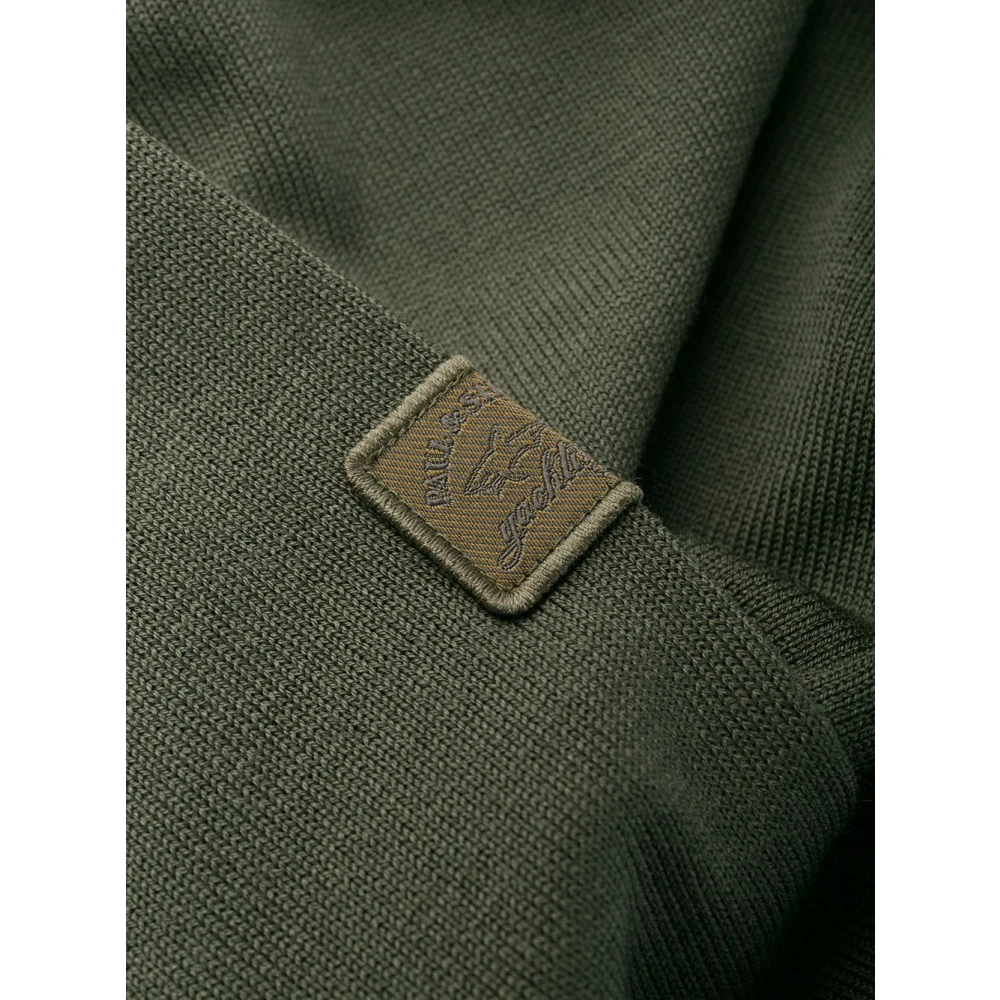 PAUL & SHARK Casual Crewneck Sweatshirt Green Heren