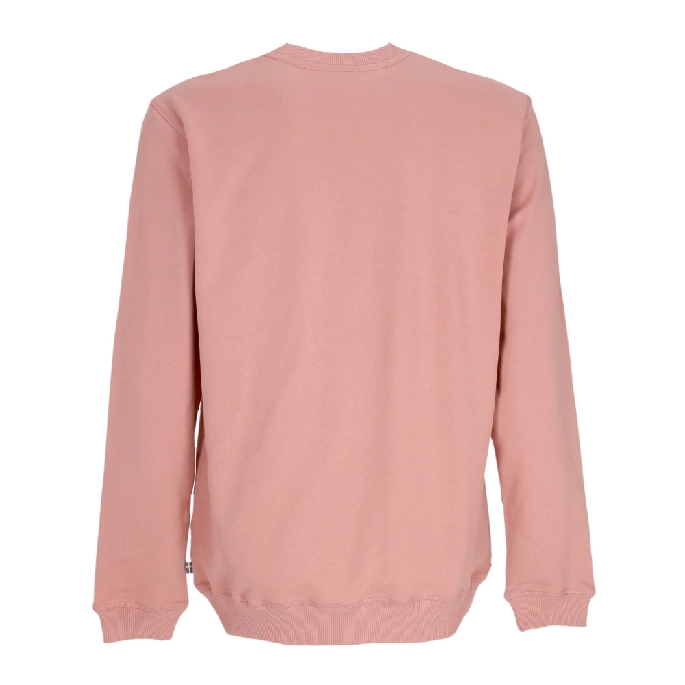 Fjällräven 1960 Logo Crewneck Sweatshirt Dusty Rose Pink Heren