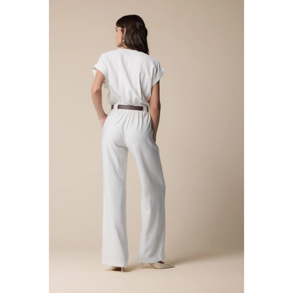 Kocca Stijlvolle Jumpsuits voor Vrouwen White Dames