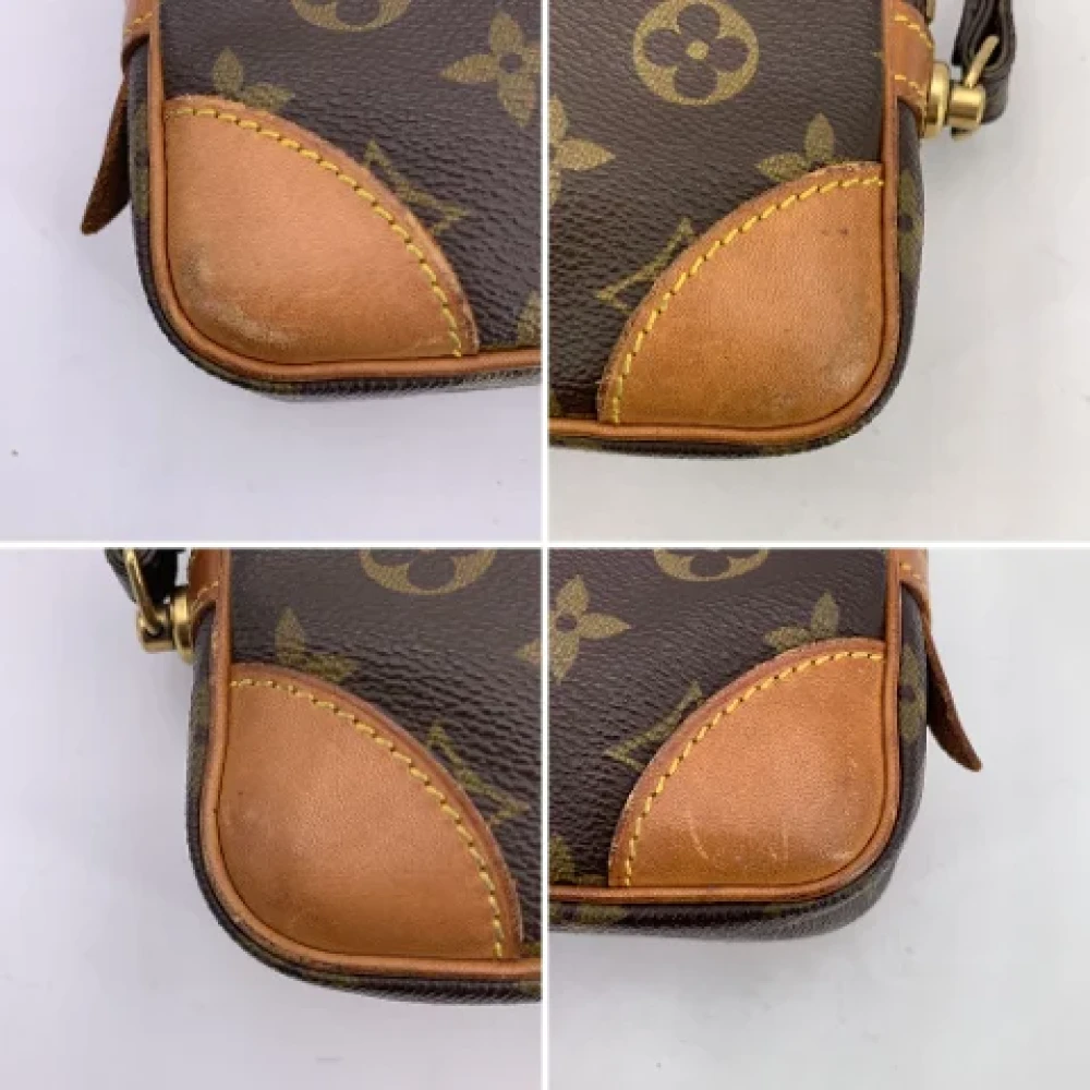 Louis Vuitton Vintage Pre-owned Canvas clutches Brown Dames