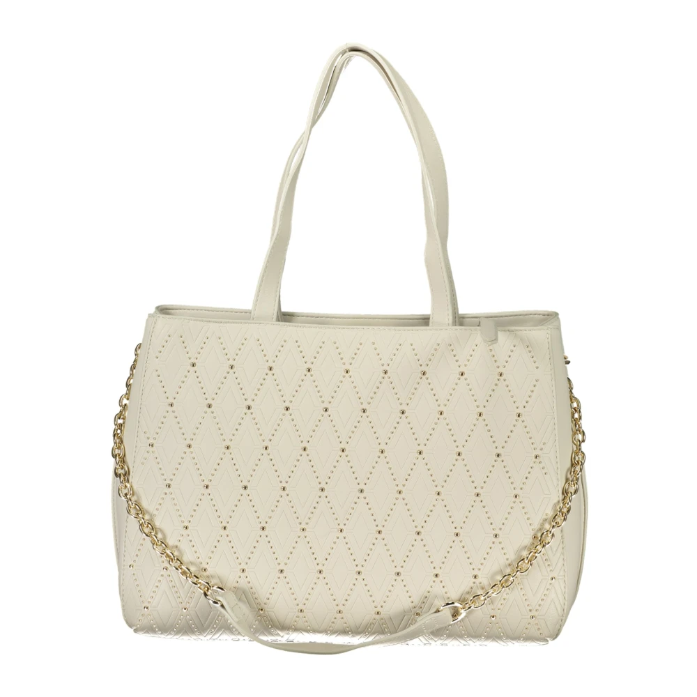 Valentino by Mario Valentino Witte Donna Tas met Kettingband White Dames