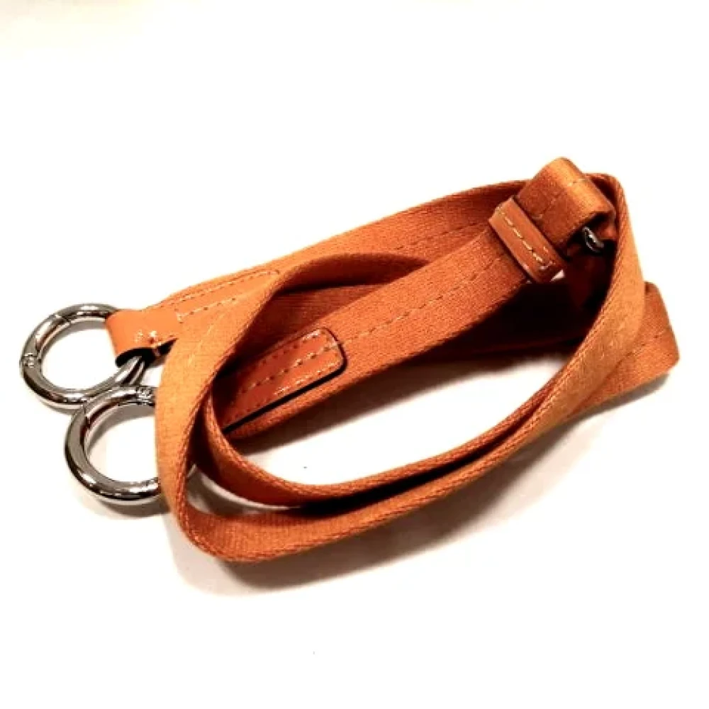 Coach Pre-owned Canvas handbags Orange Dames