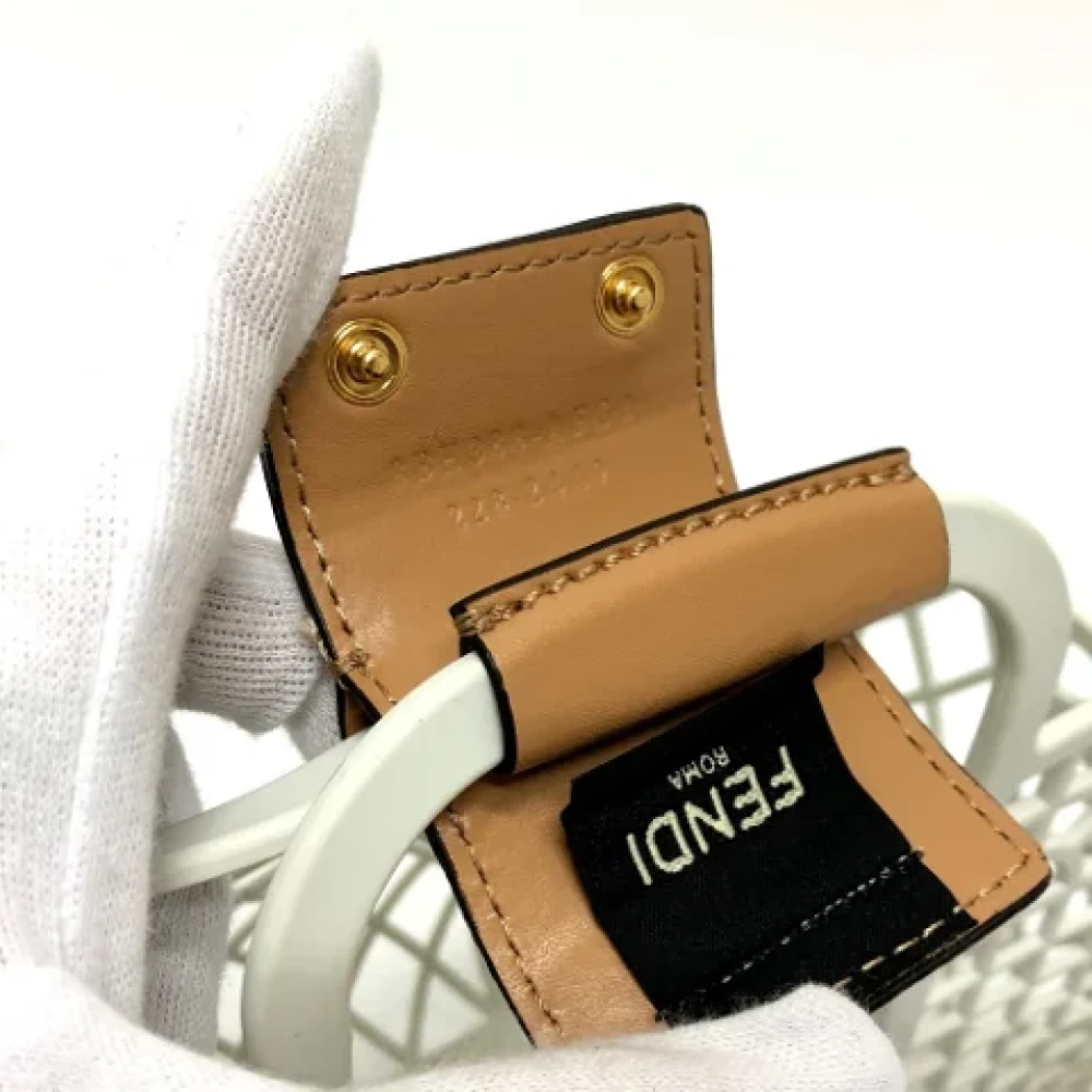 Fendi Vintage Pre-owned Canvas fendi-bags White Dames