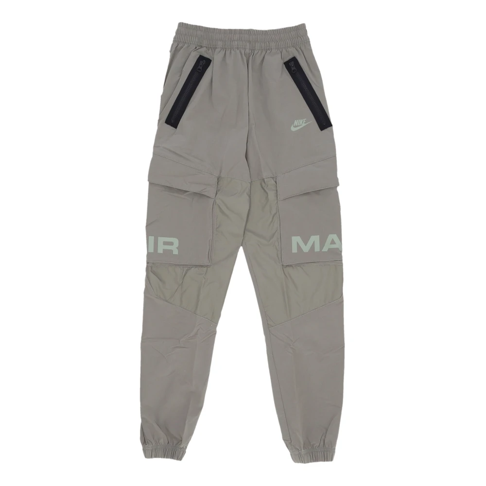 Nike Sportieve Geweven Cargo Broek Gray Heren