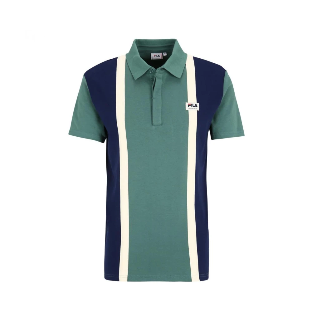 Fila Katoenen Polo Shirt Green Heren